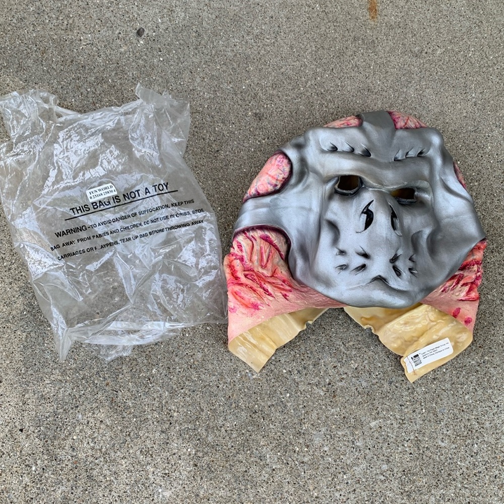 Vintage 2001 Jason X Friday the 13th Paper Magic Group Rubber Mask